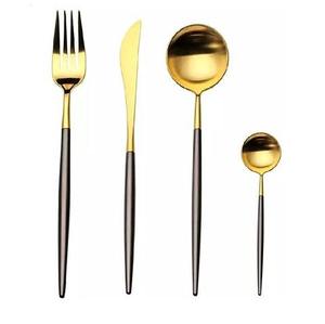 Juego de cubiertos de mesa decorativos de metal Juego de cubiertos Cuchillo Cuchara Tenedor Cubiertos de metal de latón hechos a mano - Product Image 3