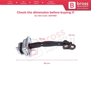 BDP1380 Butée de porte avant avec limiteur pour Camry MK6 V4 XV40 2006-2012 6861033070 - Product Image 5