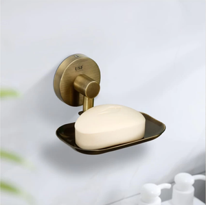 Porte-savon mural fini en laiton moderne doré décent à prix de gros et bon marché directement de l'usine indienne en gros - Product Image 3