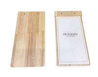 Porte-menu moderne de luxe en bois de bouleau avec format A4/A5, certifié ISO, logo personnalisé, toutes couleurs, pour café, restaurant, bar, hôtel