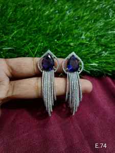 BOUCLES D'OREILLES DE STYLE CLASSIQUE DE DIAMANT AMÉRICAIN TRADITIONNEL ET À LA MODE PLAQUÉ-BOUCLES D'OREILLES DE CADEAUX D'ANNIVERSAIRE ET DE NOËL - Product Image 4