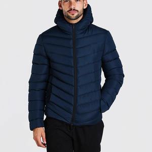 Nouveaux manteaux d'hiver en laine réversible sur mesure, écologiques, coupe ajustée, couture à bulles, fermeture éclair, doudounes de haute qualité pour hommes - Product Image 1