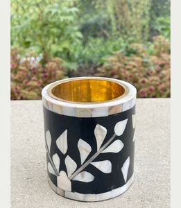 Brûleur d'encens classique en résine incrustée d'os, 7,5 cm, Oud, décoration d'intérieur, cadeau de Noël religieux, diffuseur d'aromathérapie - Product Image 2