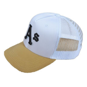 Échantillon gratuit Chapeau de camionneur en maille à 5 panneaux en polaire respirant et imperméable unisexe pour le cyclisme et les performances - Product Image 6