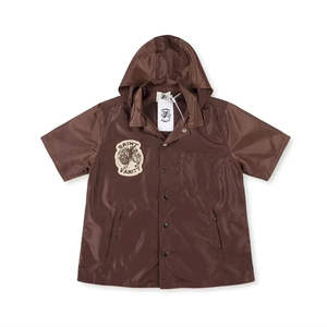 Camiseta deportiva informal con capucha y manga corta, con logotipo personalizado bordado, para hombre. - Product Image 5