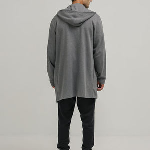 High-quality Men's Zipper 450 Grams Winter Fleece <b>Long</b> <b>Sweatshirt</b> <b>Long</b>-sleeved Breathable Solid Color Cotton Sports Digital - Product Image 2