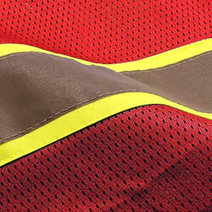 Chaleco DE TRABAJO reflectante para hombres Ropa de seguridad de alta visibilidad Tela ligera y duradera OEM ODM Directo de fábrica al por mayor - Product Image 3