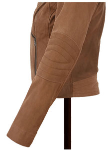 2025 arrivée femmes conception couleur bloc Blazer manteau en cuir véritable veste personnalisée de haute qualité hommes veste en cuir en gros - Product Image 6
