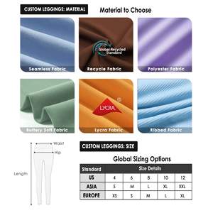 กางเกงเลกกิ้งเอวสูงสำหรับผู้หญิงกางเกงรัดรูปยืดไร้รอยต่อสำหรับเล่นโยคะออกกำลังกายกางเกงออกกำลังกายรัดรูป - Product Image 3