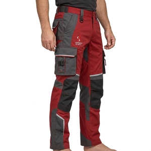 Pantalon de sécurité pour homme de qualité supérieure, thermique, ignifuge, haute visibilité, réfléchissant, vêtements de travail durables, poches utilitaires - Product Image 3