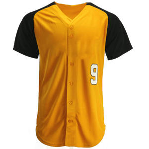 Camisetas de béisbol de poliéster 100% al por mayor, ropa deportiva transpirable hecha a medida para hombres, camisetas y camisas lisas - Product Image 6