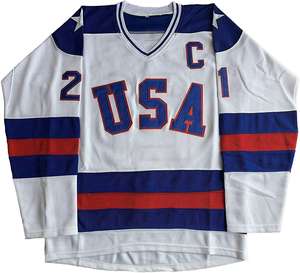 Bas prix Maillot de hockey sur glace Logo personnalisé Maillot de hockey sur glace 7V7 Derniers vêtements de hockey sur glace par sublimation en différentes tailles - Product Image 5