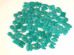 Amazonite naturelle Paire de cabochons de pierres précieuses en vrac Mélange de formes et de tailles Paire d'amazonite Lot de pierres précieuses Fabrication de bijoux - Product Image 5