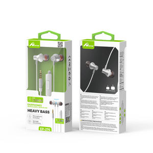 Casque supra-auriculaire blanc EP-276 avec prise magnétique Casques de DJ de sport et de voyage filaires étanches pour PS4 - Product Image 3