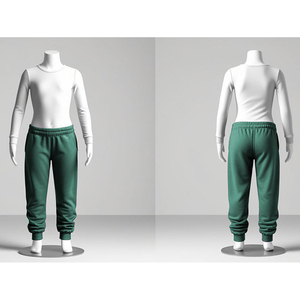 Men's Winter <b>Trousers</b> New Style Cotton Polyester Fleece Breathable Solid Color Street Wear Design Washed Pants - Product Image 4