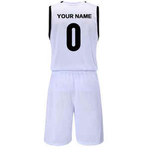 Conjunto de Uniforme de Baloncesto Personalizado Unisex 2026, Camiseta de Entrenamiento con Impresión por Transferencia de Calor, Reversible, Azul, para Baloncesto Universitario, Verano - Product Image 4
