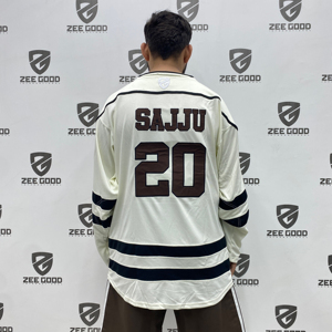 Camisetas de manga larga de alta calidad para hockey sobre hielo y fútbol, camisetas de sublimación de diseño personalizado recién llegadas a la venta - Product Image 2