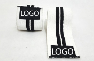 Enveloppes de genou en coton néoprène pour l'haltérophilie et l'entraînement en salle de sport Bandages de musculation Sangles - Product Image 5