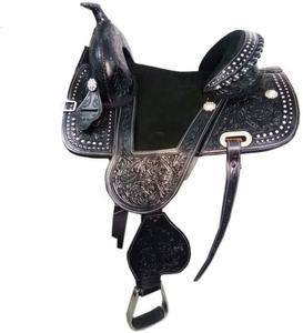 Meilleure vente American Smart Horse Western Saddle Produits d'équitation en cuir véritable Logo personnalisé Tailles personnalisées durables IN;34648 - Product Image 1