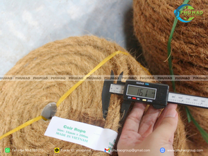 Cuerda de Fibra de Coco Natural Resistente para Uso en Exteriores y para Atar y Fijar a Largo Plazo en Proyectos de Jardinería y Agricultura - Product Image 2