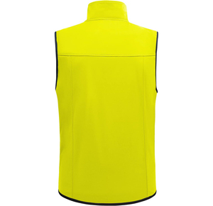 Chaleco utilitario con logotipo personalizado de alta calidad, cuello en V, malla de ingeniero naranja, chalecos de uniforme de trabajo de carga de seguridad para hombres, bolsillos múltiples - Product Image 2