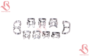 BISONS - Kit de Iniciación de Dique de Goma Manual de 12 Piezas al por Mayor con Marco y Abrazaderas Ainsworth, Instrumentos Dentales - Product Image 2