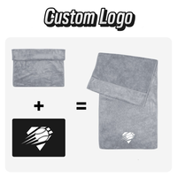 Usine de haute qualité OEM Logo personnalisé Séchage rapide Absorbant Tapis de gymnastique Serviette en microfibre Serviette pour salle de sport Yoga Fitness Sports