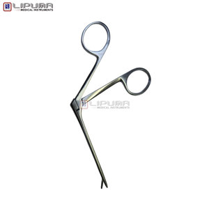 Pinzas Microquirúrgicas de Cocodrilo Dentadas de 4 mm, Mandíbulas Rectas, 8 cm de Longitud, Instrumento Quirúrgico de Precisión para Otorrinolaringología, Instrumentos Médicos - Product Image 3