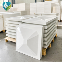 Réservoir d'eau modulaire préfabriqué en panneaux sectionnels boulonnés SMC GRP pour campement isolé