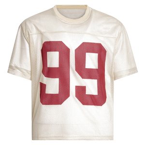 Maillot de football américain en maille courte pour hommes, dernière conception, maillot en maille d'été 100% maillot de sport en maille de polyester - Product Image 4