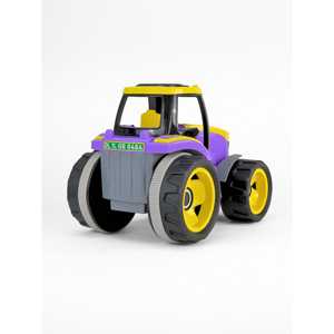Moderno Tractor de Juguete de Plástico PVC con Fricción para Niños, Camión de Inercia Estilo Dibujos Animados - Product Image 4