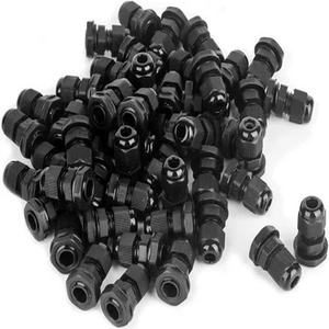 Presse-étoupe étanche IP68 pour usage industriel Connecteur en plastique en nylon Le modèle PG7 peut accueillir un fil de 3 à 6.5mm - Product Image 3