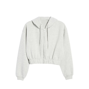 Stylish Sexy Long Sleeve Crop <b>Top</b> Hoodie Casual Short Sweatshirts Pullovers Fashion <b>Women</b> Hoodies Best Selling Cropped Hoodies - Product Image 5