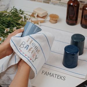 Haute qualité meilleur prix tissu turc en coton broderie personnalisée serviettes de cuisine 2 pièces ensemble essuie-mains torchons - Product Image 1