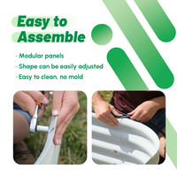Jardinière surélevée extérieure en acier inoxydable thermolaqué ODM, durable et écologique, pour légumes et fleurs