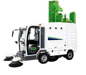 Camión de Basura Eléctrico, Barredora Eléctrica con Batería de Litio (50-70kWh), Motor de 120kW, Autonomía de 201-300km, Certificación CE - MNS2000 - Product Image 1