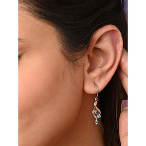 Pendientes Colgantes Valentina de Plata de Ley 925 CLARA, Accesorio de Joyería de Moda - Product Image 6