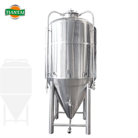 Cuve de Fermentation à Enveloppe Réfrigérante en Acier Inoxydable de 10 000 L pour Bière, Cidre, Sodas, Boissons Gazeuses et Kombucha