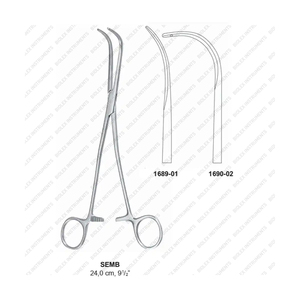 PRICE-THOMAS Bronchus Forceps Clamp Anastomosis Clamps Baby Satinsky Forceps CE ISO Certified <b>Basis</b> <b>Surgical</b> <b>Instruments</b> - Product Image 2