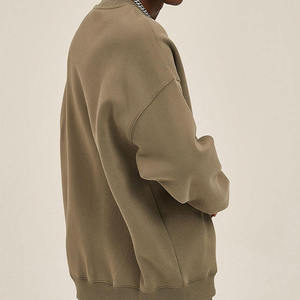 Sweat-shirt décontracté pour homme, brodé, 100% coton, avec poche, coupe ample, pour la maison, l'extérieur et les voyages - Tissu de qualité supérieure, toucher doux - Product Image 6