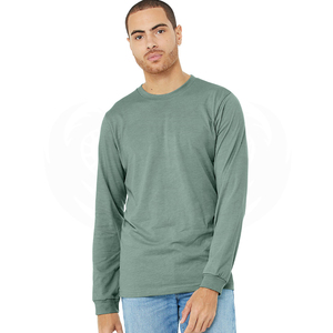 <strong>Men's</strong> <strong>Men's</strong> Merino 150 Long Sleeve Boxed <strong>Base</strong> <strong>Layer</strong> Bella + Canvas 3501CVC Unisex CVC Jersey Long-Sleeve T-Shirt - Product Image 4