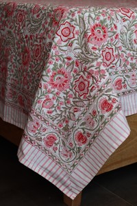 Ethnic Indian Hand Block Print Cotton <b>Bedding</b> Set Handmade Bedsheet with Pillow Covers <b>Queen</b> and King <b>Size</b> - Product Image 2