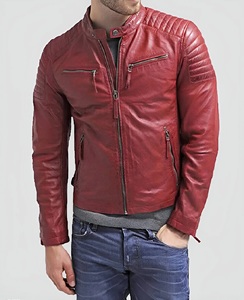 มาใหม่ล่าสุดแฟชั่นฤดูหนาว Aviator บินเสื้อหนังเสื้อแจ็คเก็ตเครื่องบินทิ้งระเบิดขนเทียมเสื้อหนังสําหรับบุรุษ - Product Image 6