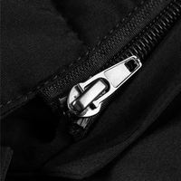 Veste en coton nylon à manches régulières avec poches pour hommes