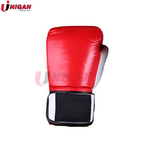 Guantes de entrenamiento de boxeo de cuero de microfibra de grado profesional personalizados 8oz 12oz de alta calidad PU cuero Sparring Punzonado Deporte - Product Image 3
