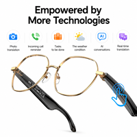 Gafas Inteligentes Personalizadas con IA, Traducción en Tiempo Real, Asistente de Voz, Reducción de Ruido, Resistencia al Agua IP67, Cámara Dual, Carga Magnética