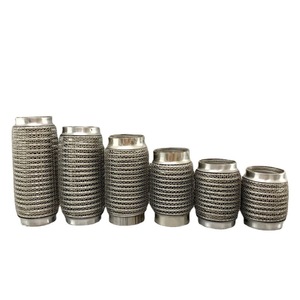 Nouveaux tuyaux flexibles d'échappement automobile 120 mm 3 pouces en acier inoxydable forgé, ajustement universel, certifiés ISO9001, garantie de 2 ans - Product Image 1