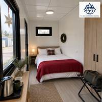 Villa modulaire en verre de 20 pieds, type Apple Pod, avec vue panoramique, pour station balnéaire et hébergement de vacances en bord de mer