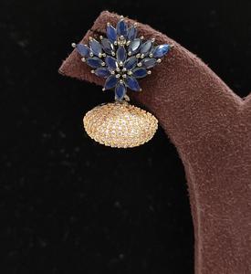 ต่างหูน่ารักขนาดเล็กแฟนซีพร้อมต่างหูเพทายประกายแฟนซีต่างหูผู้หญิงสำหรับปาร์ตี้สวมใส่เครื่องประดับแฟชั่นกับหินเพทาย - Product Image 5