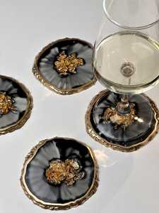 Handcrafted High Quality Modern Bohemian Resin Eco-Friendly <b>Drink</b> <b>Coaster</b> Smooth Surface <b>for</b> Luxury Home Interiors Cheap Price - Product Image 5